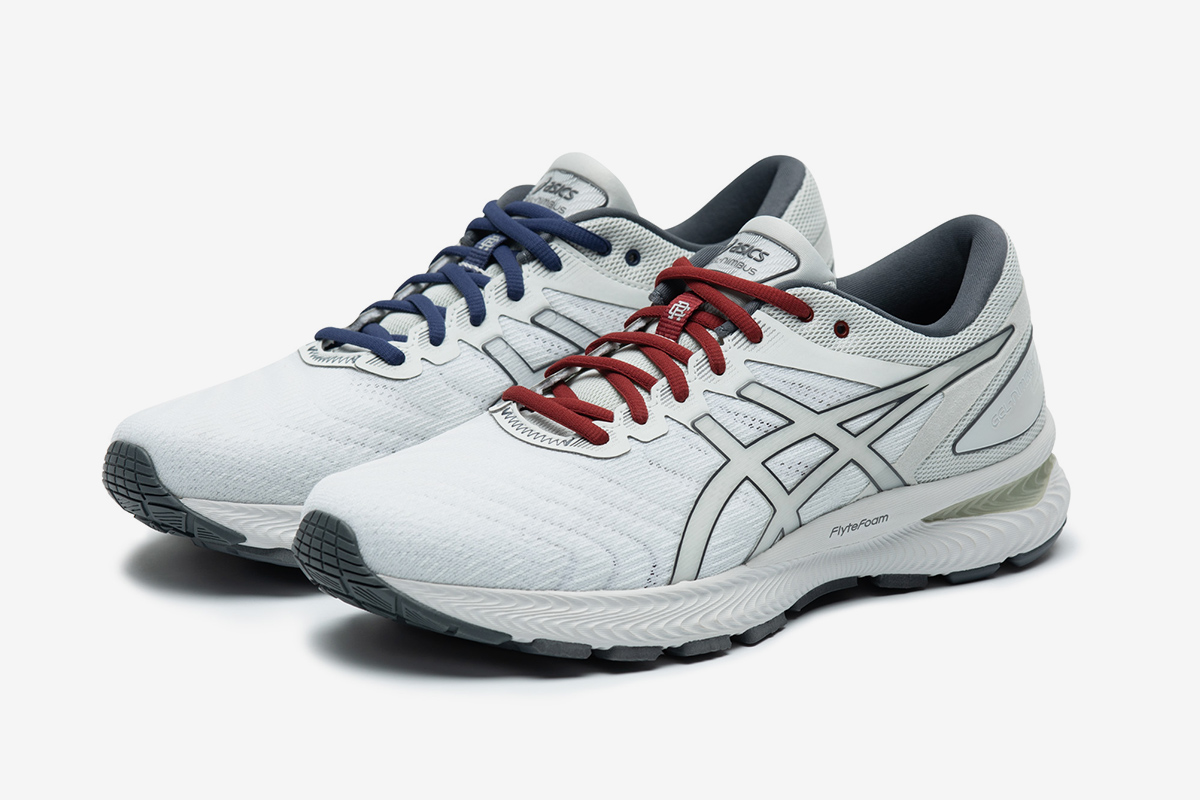 Kleverig effect hond Reigning Champ x ASICS GEL-Nimbus 22: Where to Buy This Week