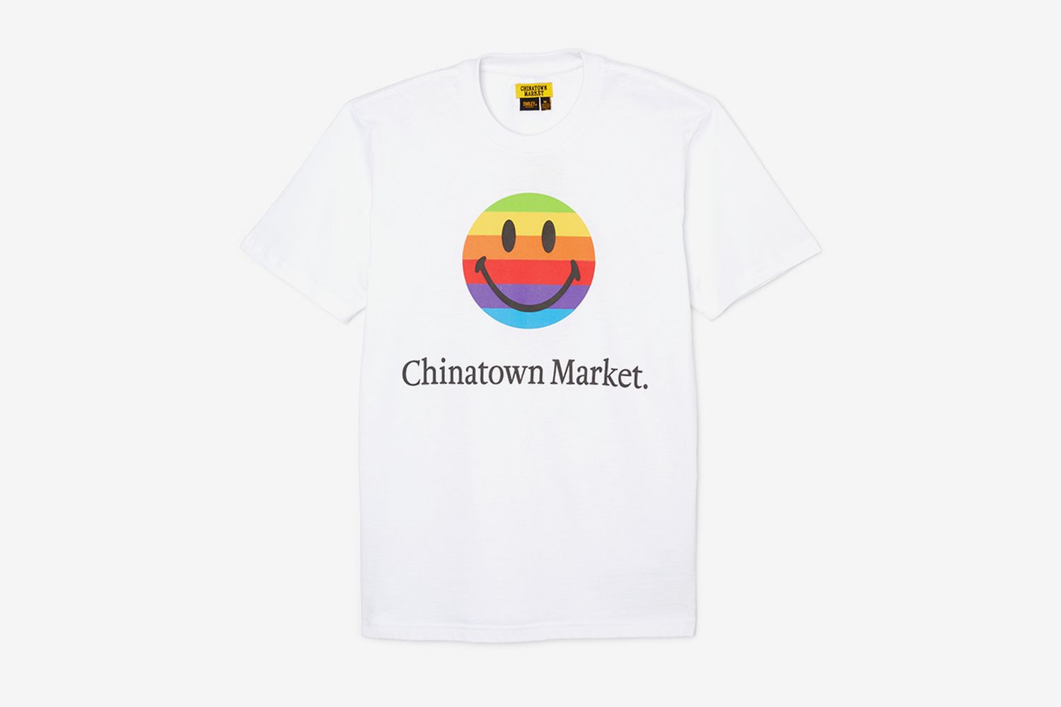Smiley Apple Graphic Crewneck T-Shirt