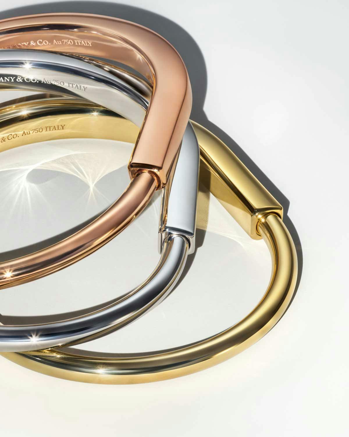 Tiffany & Co. Debuts Lock Collection's Genderless Gold Bracelets