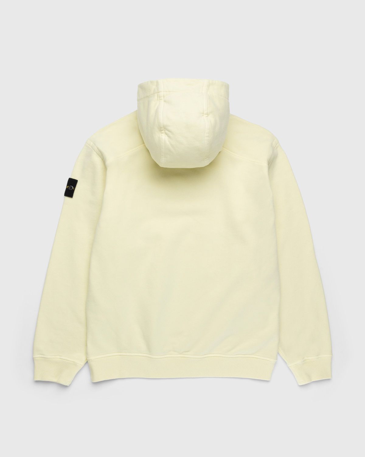 Stone Island Garment Dyed Fleece Hoodie Butter Highsnobiety Shop