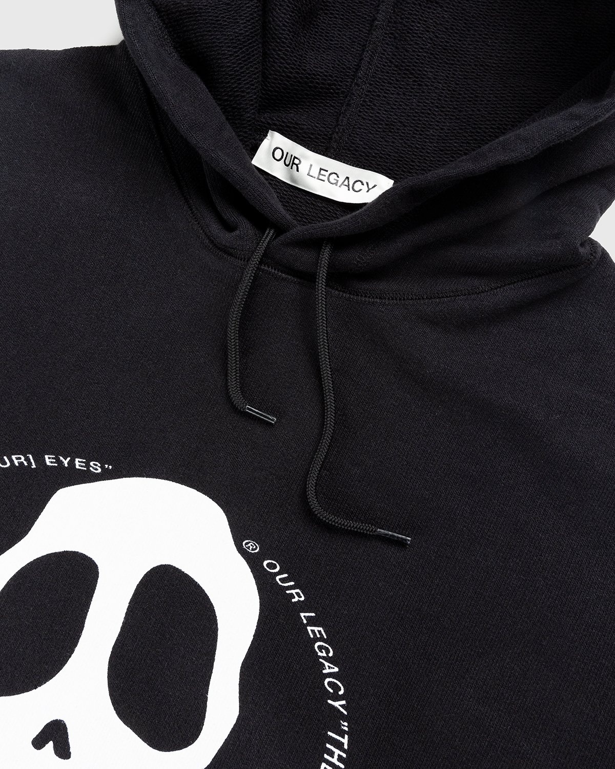 Our Legacy – Maverick Skull Loose Hoodie Black - Sweats - Black - Image 3