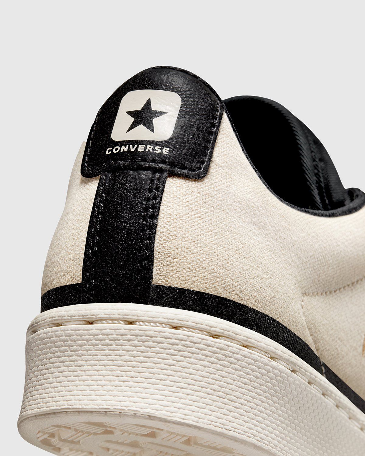 Converse x Joshua Vides – Pro Leather Ox Natural Ivory/Black/White - Low Top Sneakers - White - Image 6