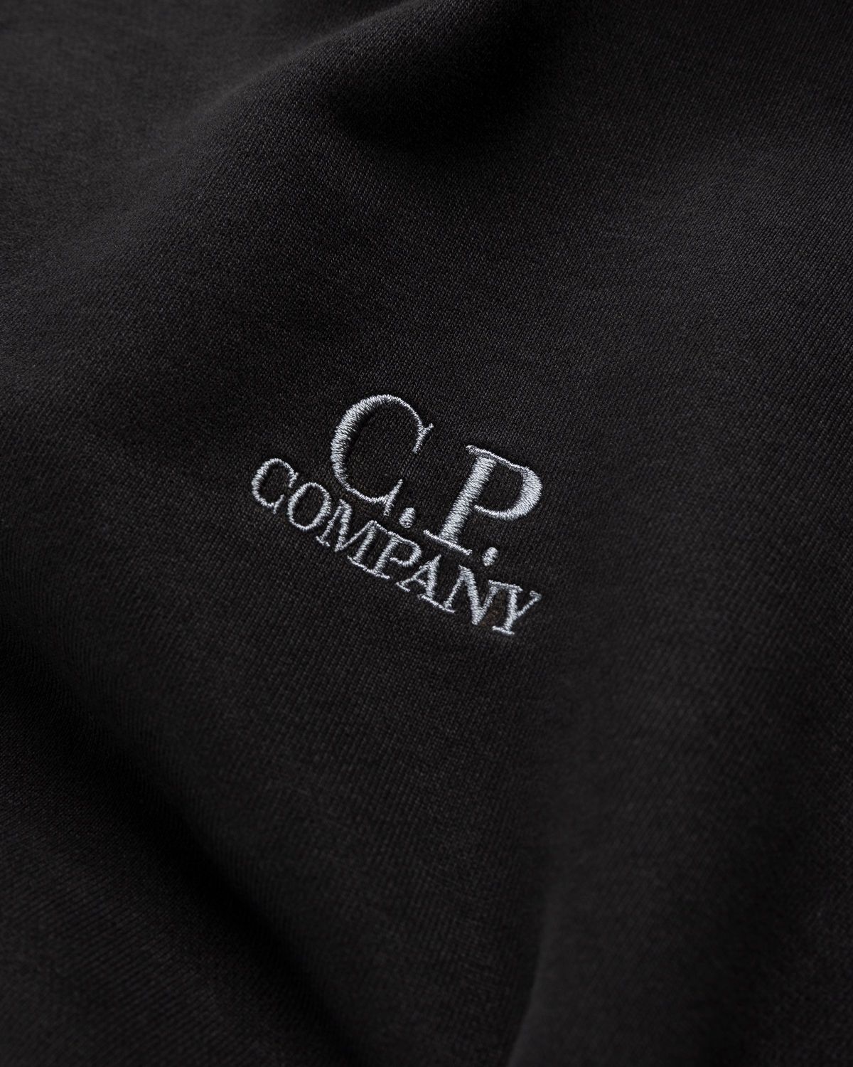C.P. Company – Diagonal Raised Fleece Crewneck Sweatshirt Black - Sweats - Black - Image 5