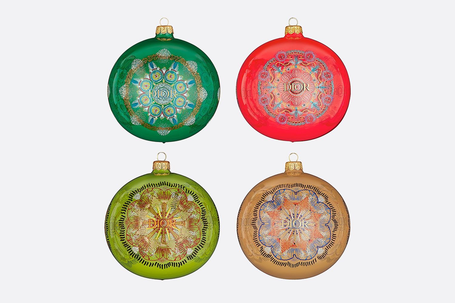 Set Of 4 Christmas Ornaments