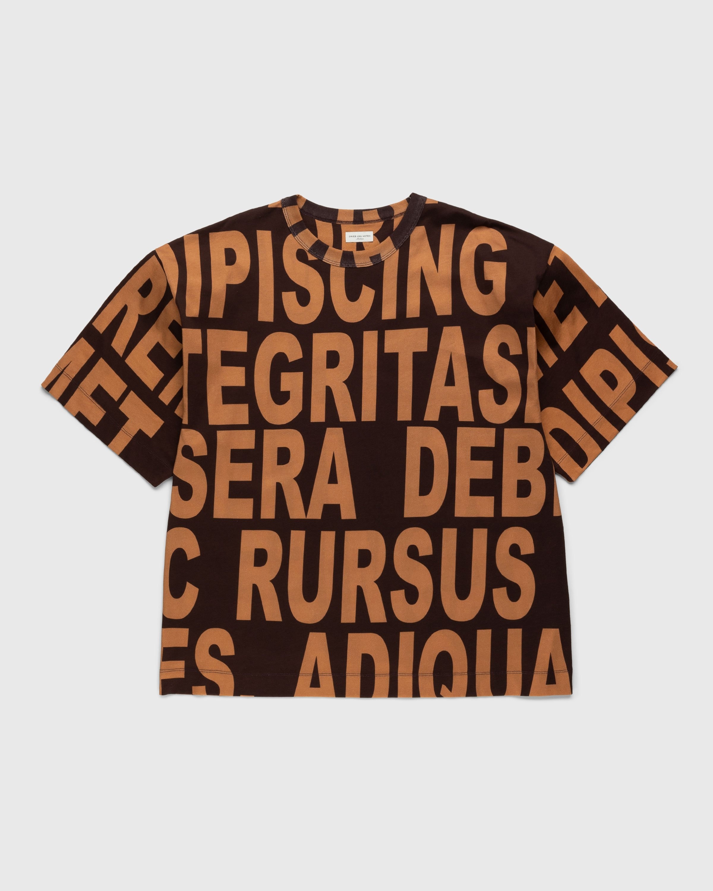 Dries van Noten – Hein T-Shirt Auber - T-shirts - Red - Image 1