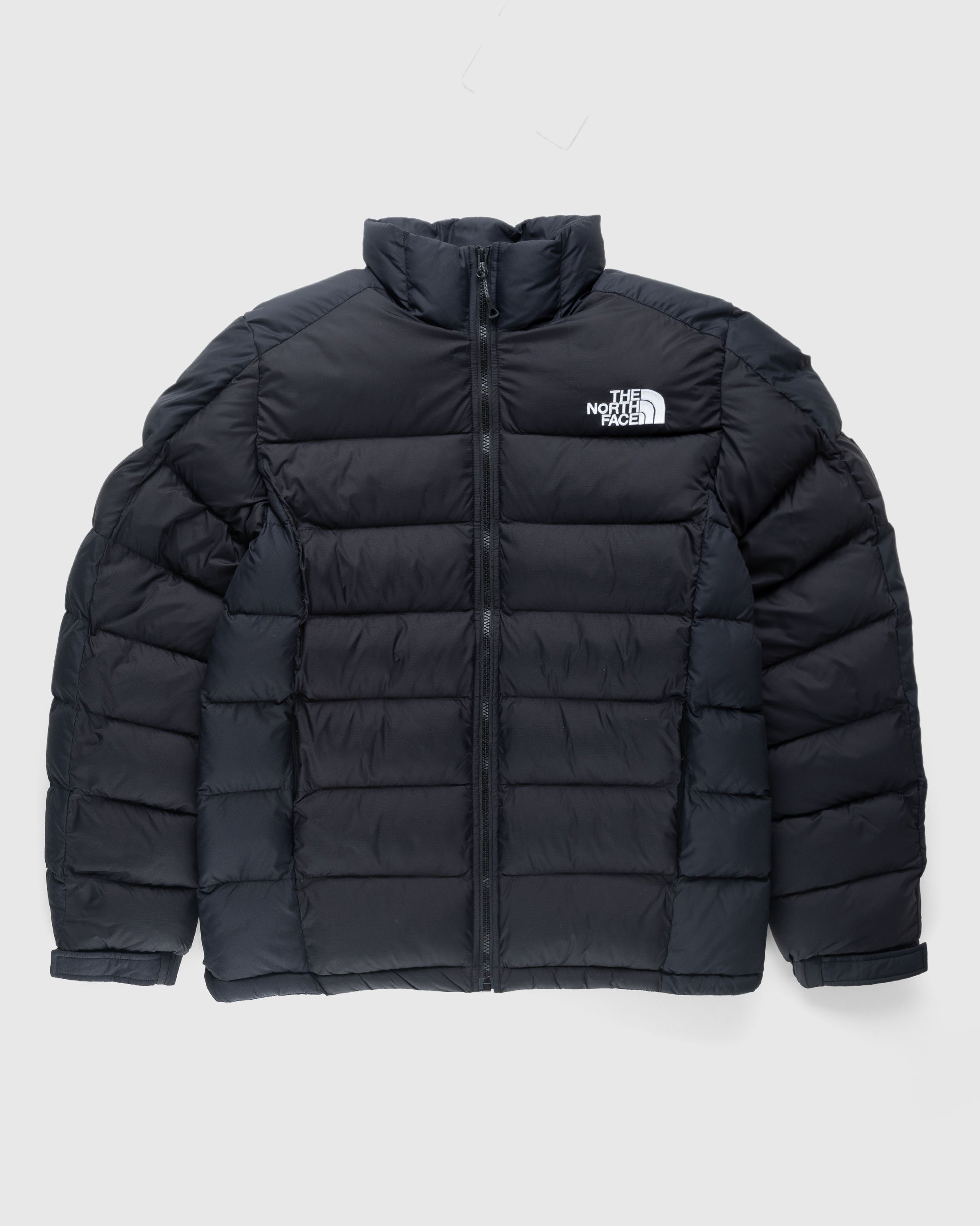 North face white and black puffer jacket deals
