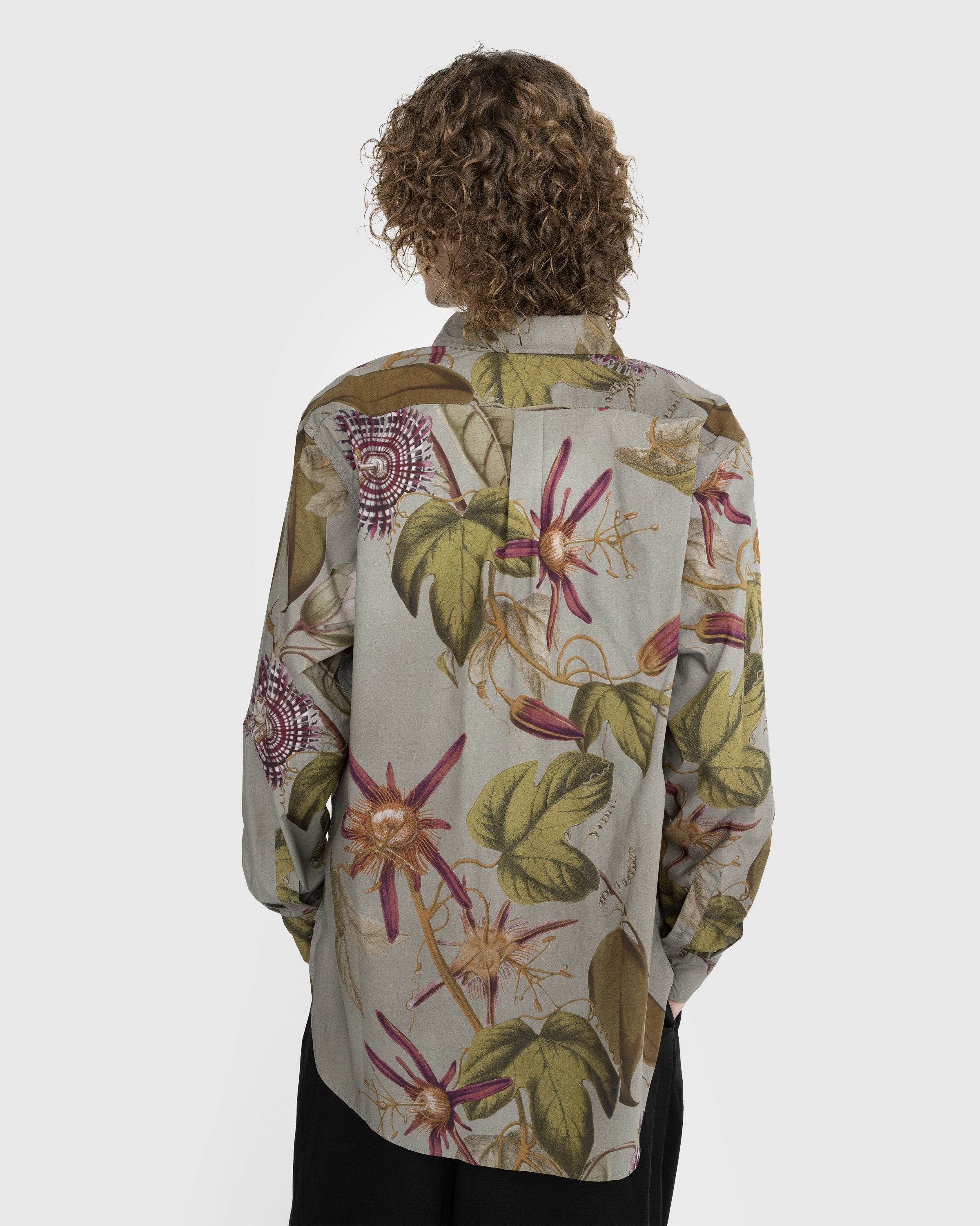 Dries van Noten – Cannon Shirt Grey - Shirts - Grey - Image 3