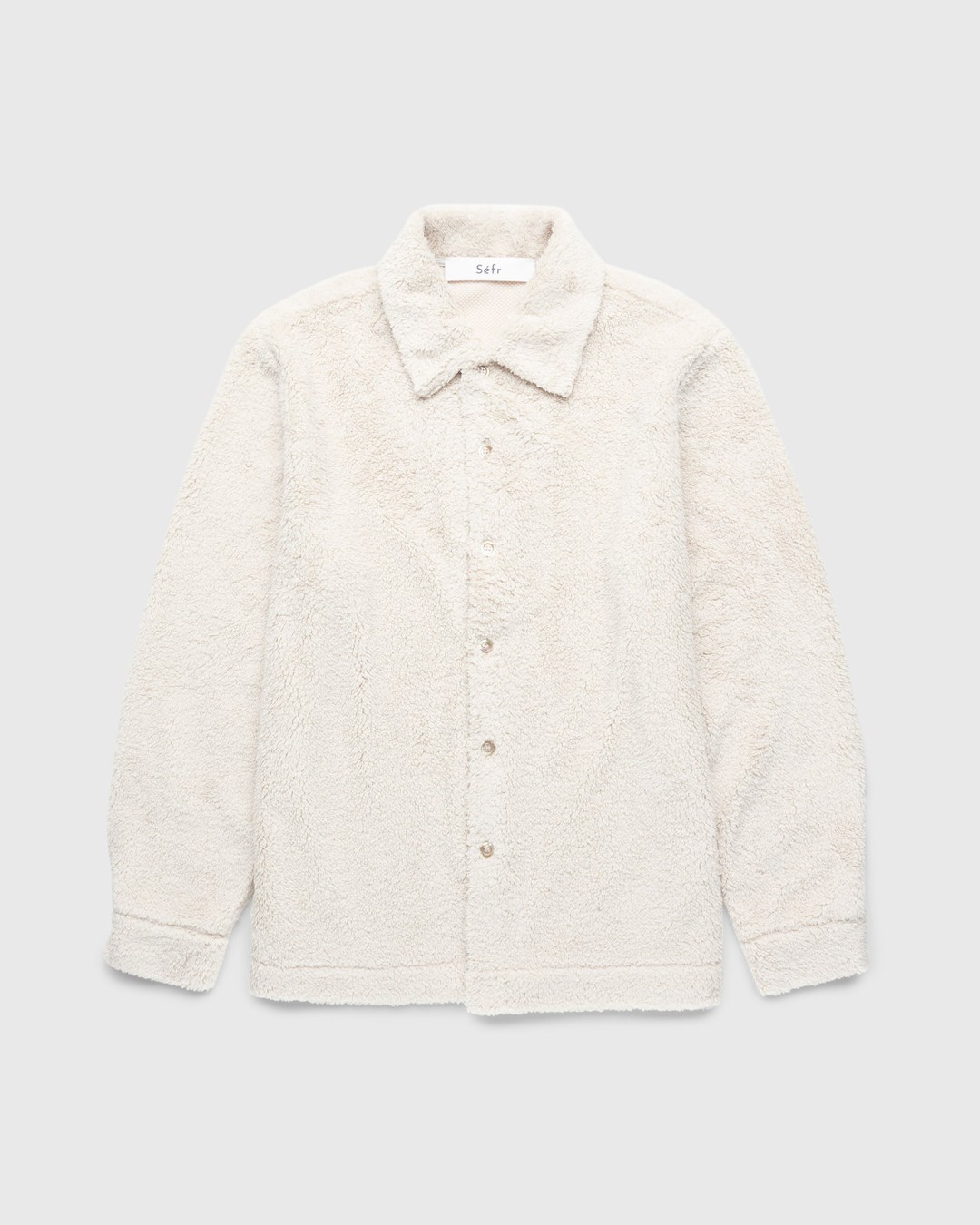 Séfr – Sense Overshirt Polar White Fleece - Outerwear - White - Image 1