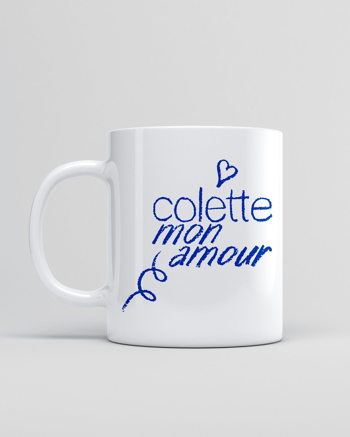 Colette Mon Amour – White Mug - Mugs - White - Image 1