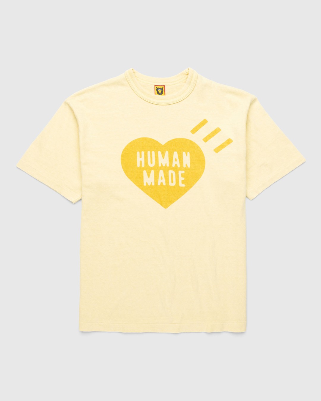 Human Made – Ningen-sei Plant Dyed T-Shirt Yellow - T-shirts - Blue - Image 1