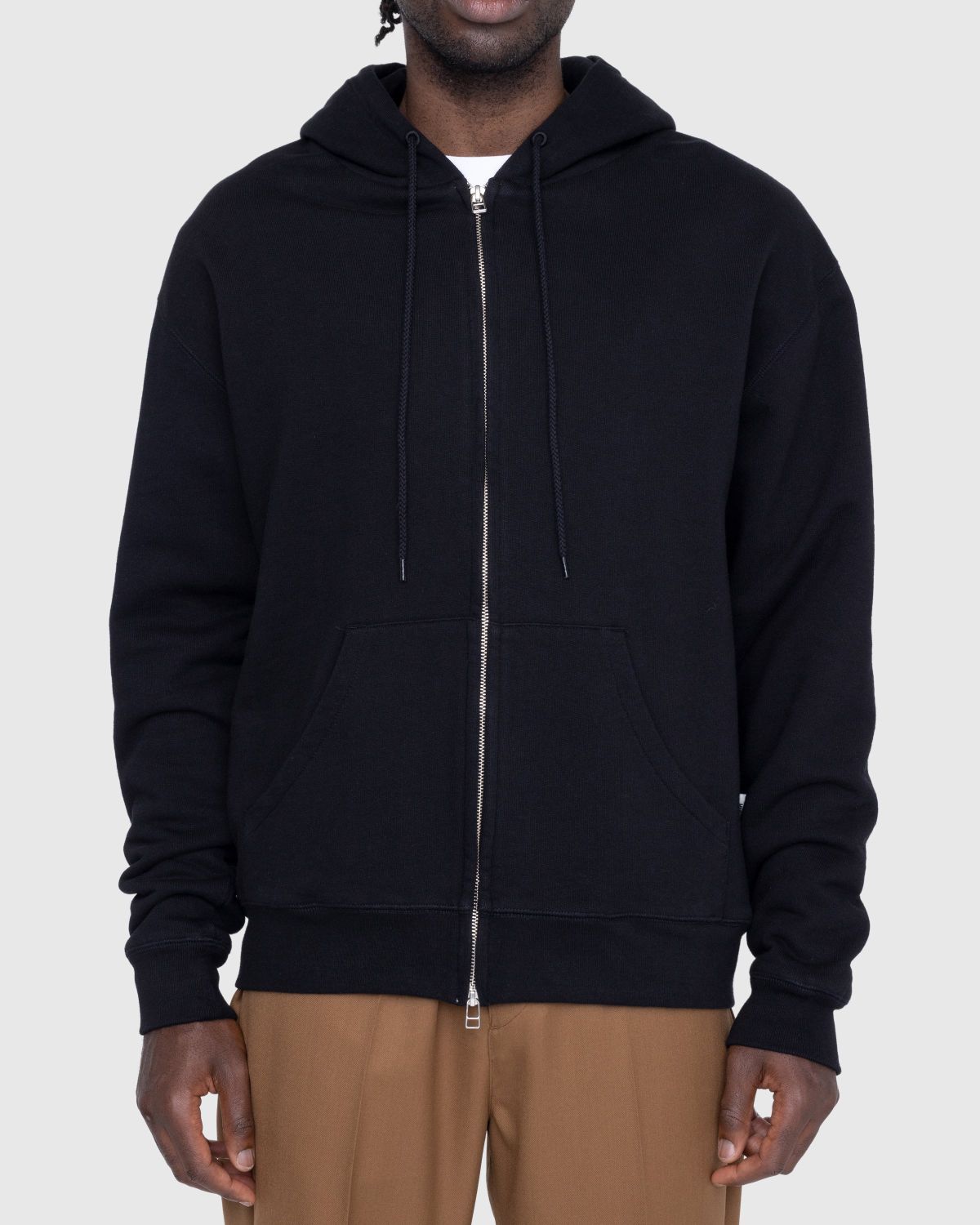 Highsnobiety – Thermal Zip Fleece Hoodie Black - Sweats - Black - Image 2