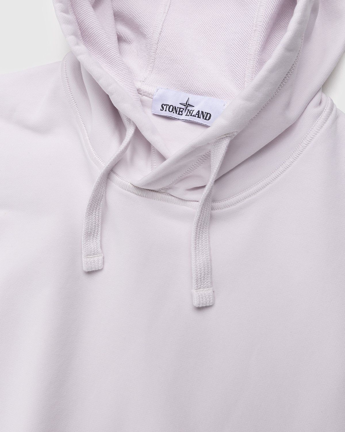 Stone Island – 64151 Garment-Dyed Cotton Fleece Hoodie Pink - Sweats - Pink - Image 6