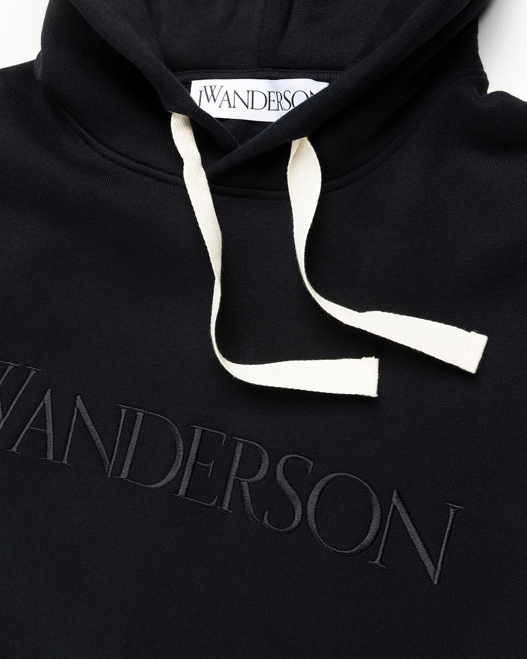 J.W. Anderson – Classic Logo Hoodie Black - Sweats - Black - Image 3