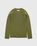 Marine Serre – Organic Cotton Relaxed Long-Sleeve Top Green - Longsleeves - Green - Image 3