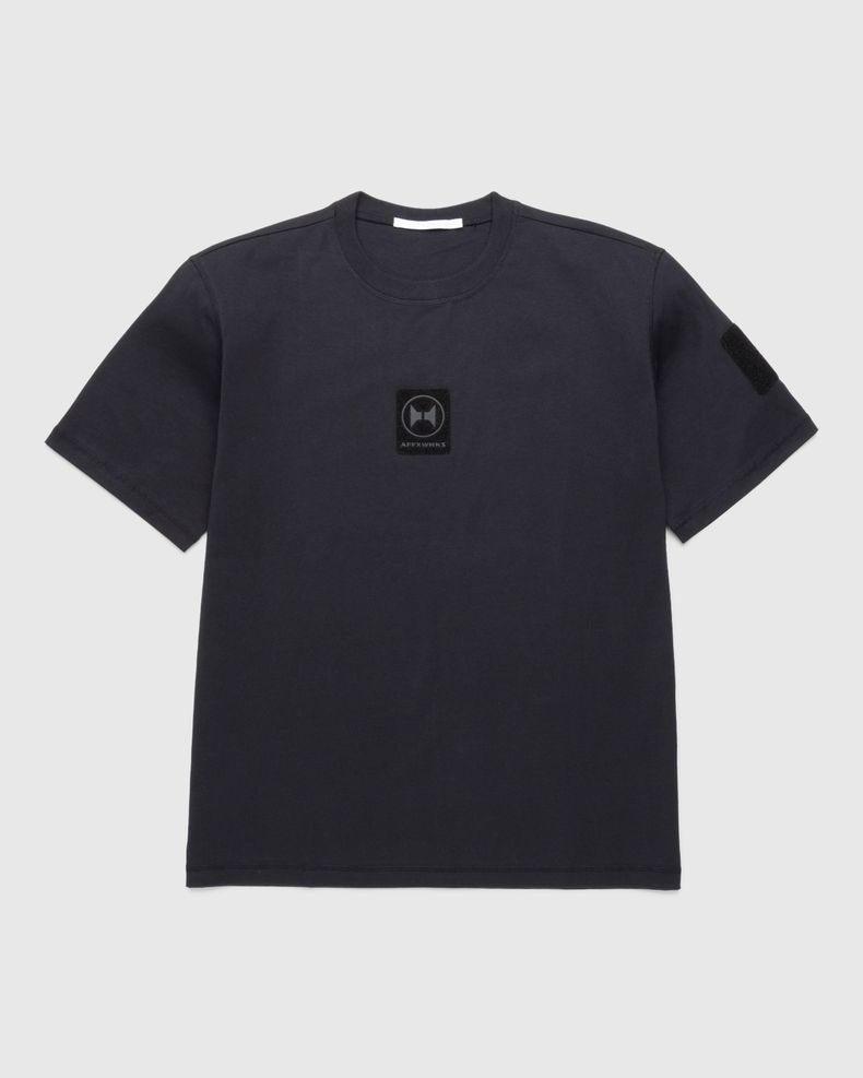 Dual Velcro T-Shirt Black