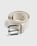 Carhartt WIP – Script Leather Belt Natural Silver - Belts - Silver - Image 1