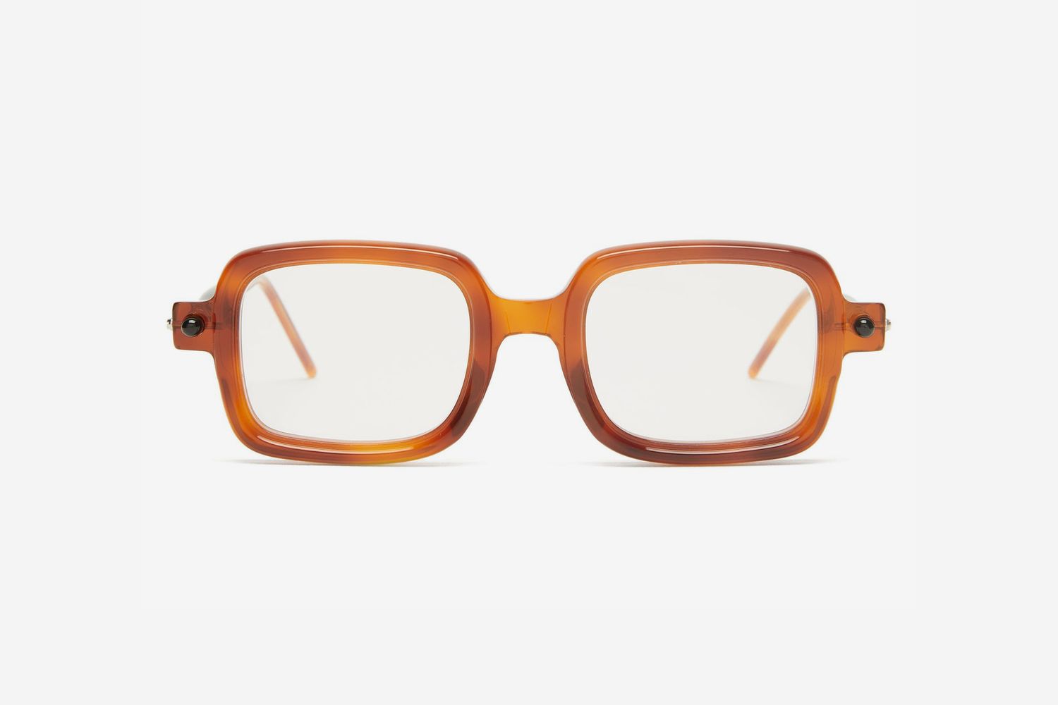 P2 Square Tortoiseshell-Acetate Glasses