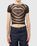 Jean Paul Gaultier – Open-Worked JPG Heart T-Shirt Dark Brown - T-shirts - Brown - Image 3