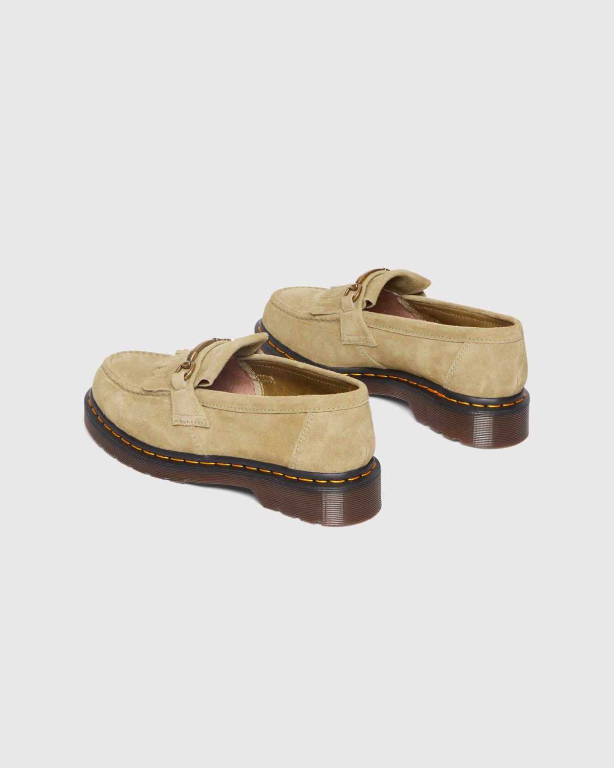 Dr. Martens – Adrian Snaffle Westminster Suede Pale Green - Shoes - Green - Image 3
