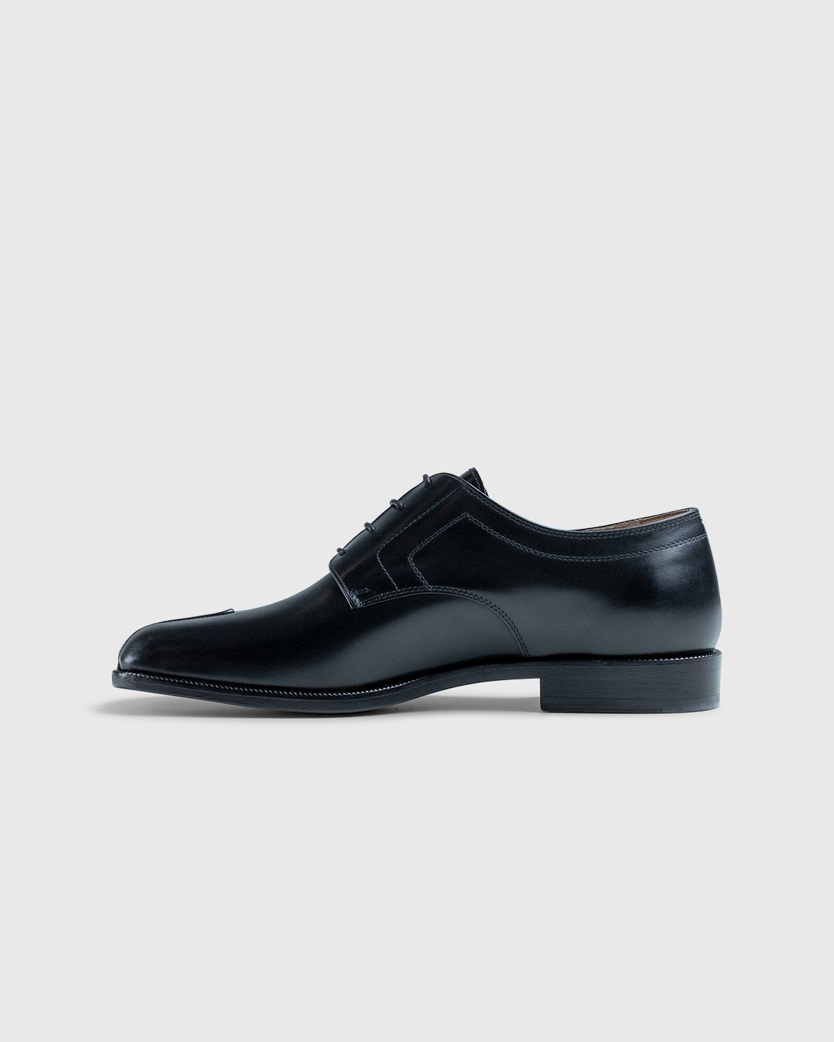 Maison Margiela – Tabi Lace-up Shoes Black - Shoes - Black - Image 7