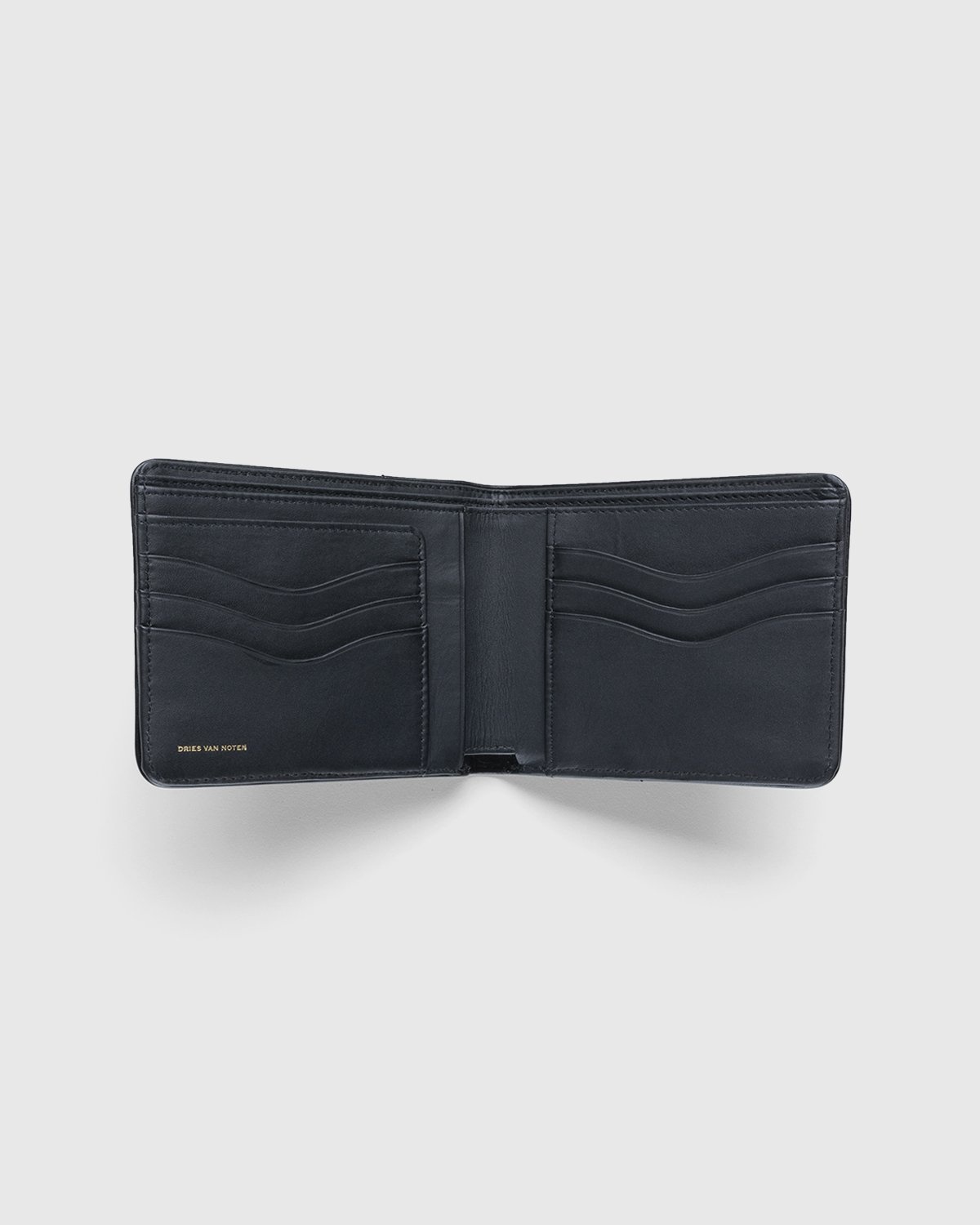 Dries van Noten – Leather Wallet Black - Wallets - Black - Image 3