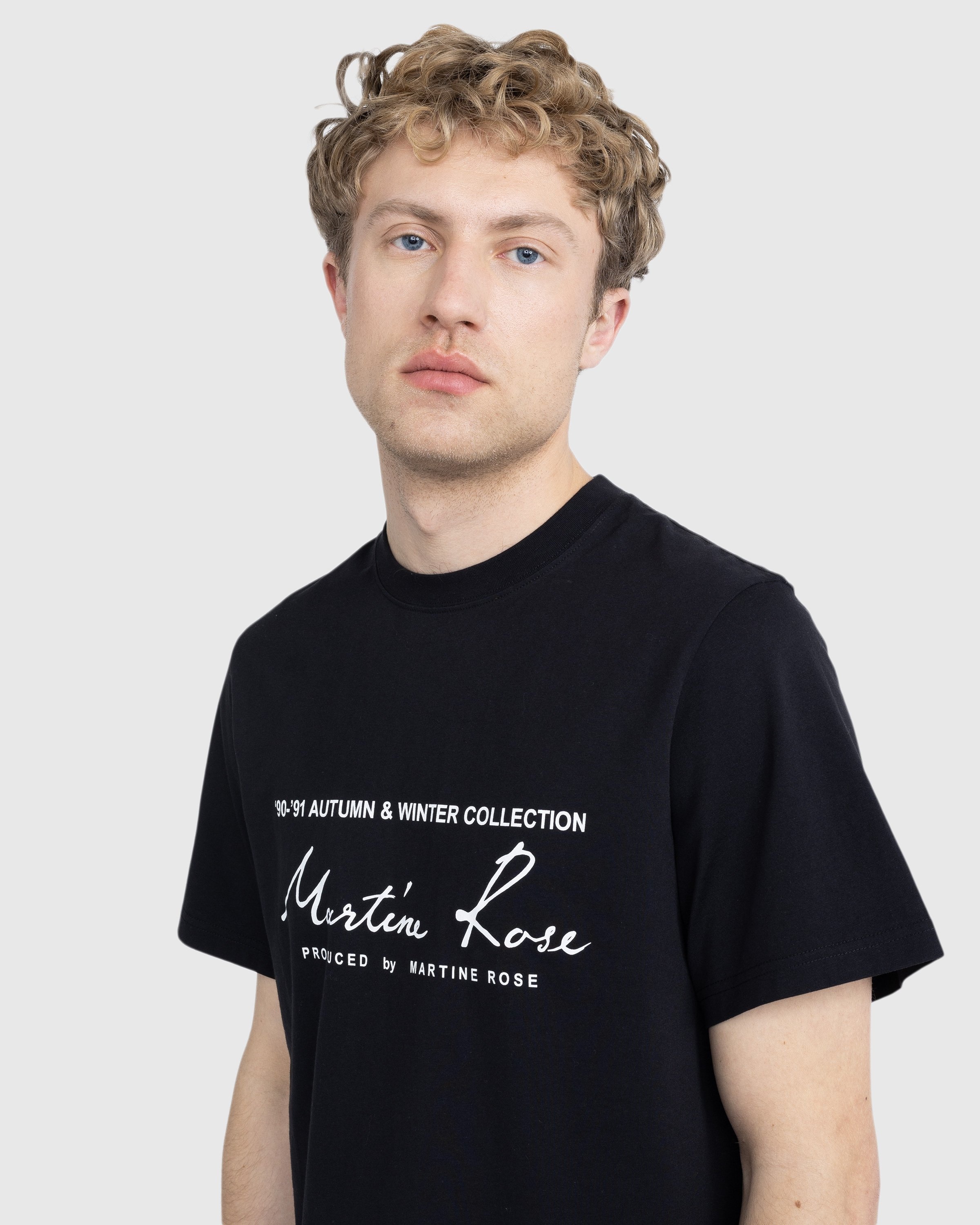 Martine Rose – Classic S/S T-Shirt Black - Tops - Black - Image 5