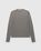 Our Legacy – Compact Roundneck Mole Grey Super Wool - Knitwear - Grey - Image 1