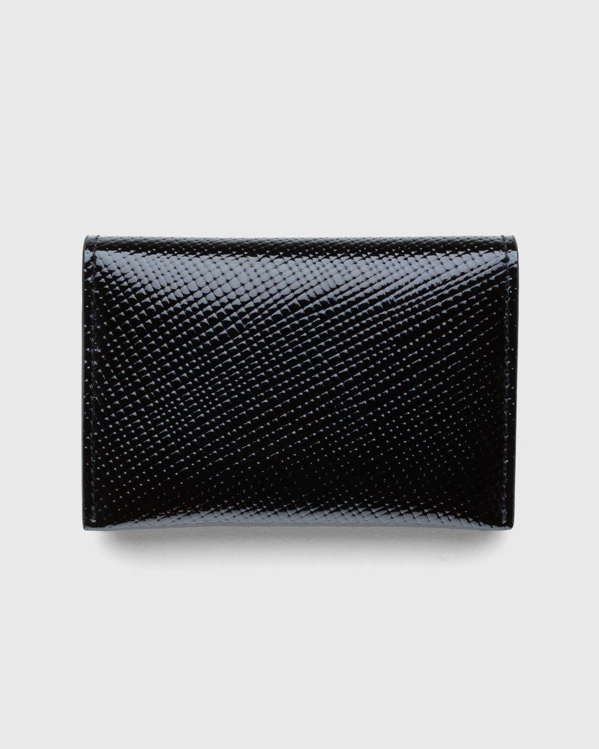 Acne Studios – Folded Card Holder Black - Wallets - Black - Image 2