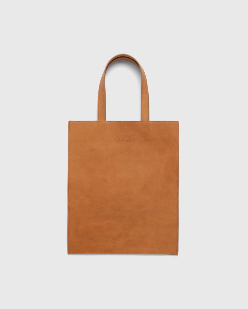 Social Status Shopping Bag Orange