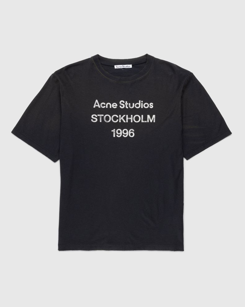 Acne Studios – Logo T-Shirt Black