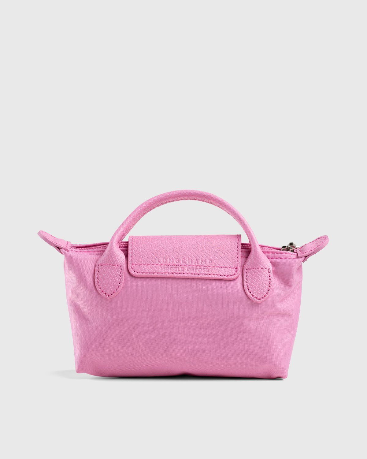 Longchamp x André Saraiva – Le Pliage André Pouch Pink