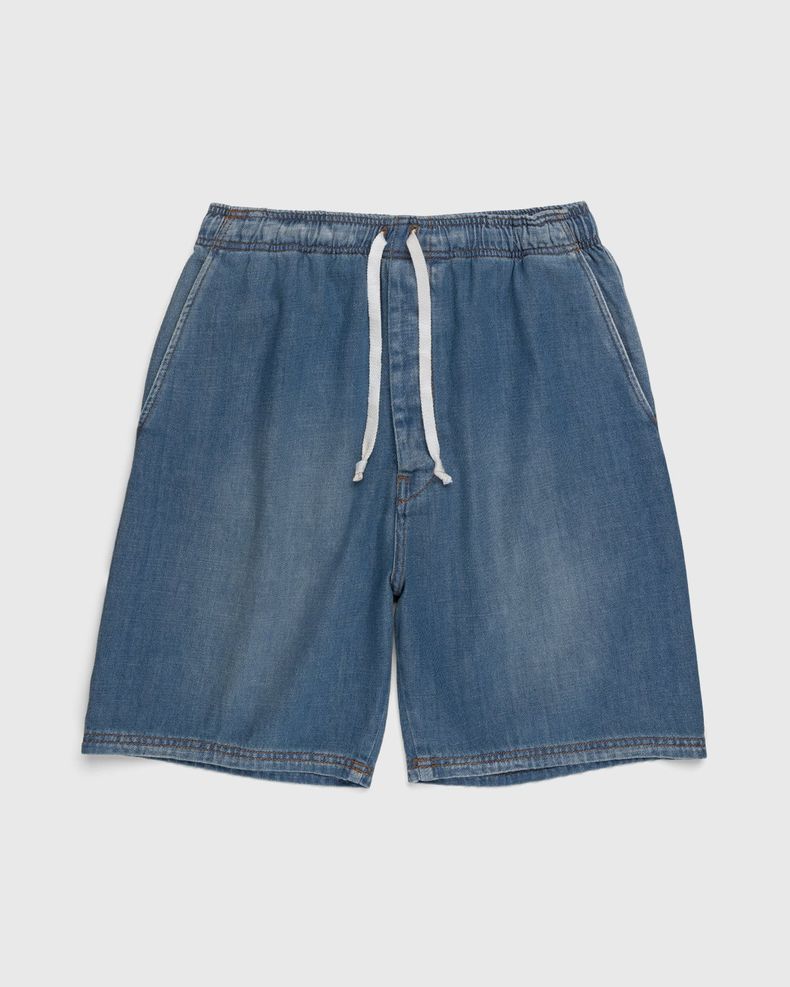 Loewe – Paula's Ibiza Drawstring Denim Shorts Blue