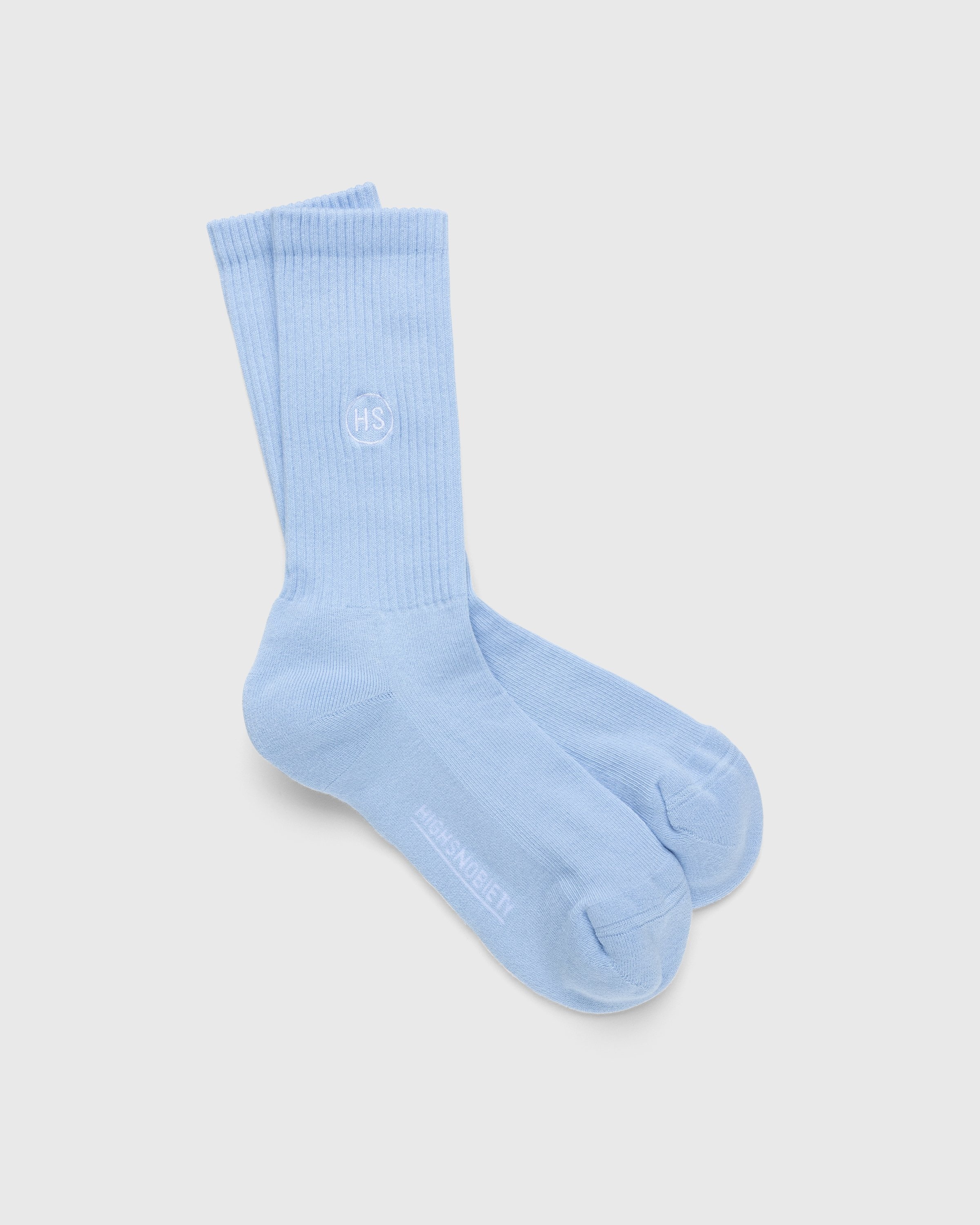 Highsnobiety – Logo Socks Blue - Crew - Blue - Image 2