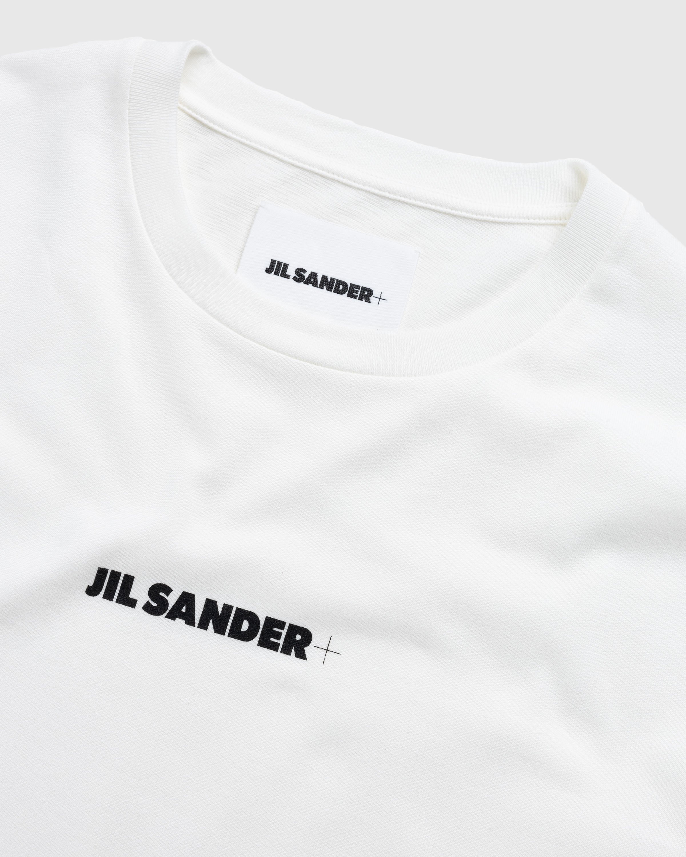 Jil Sander – Longsleeve Logo T Shirt Porcelain White