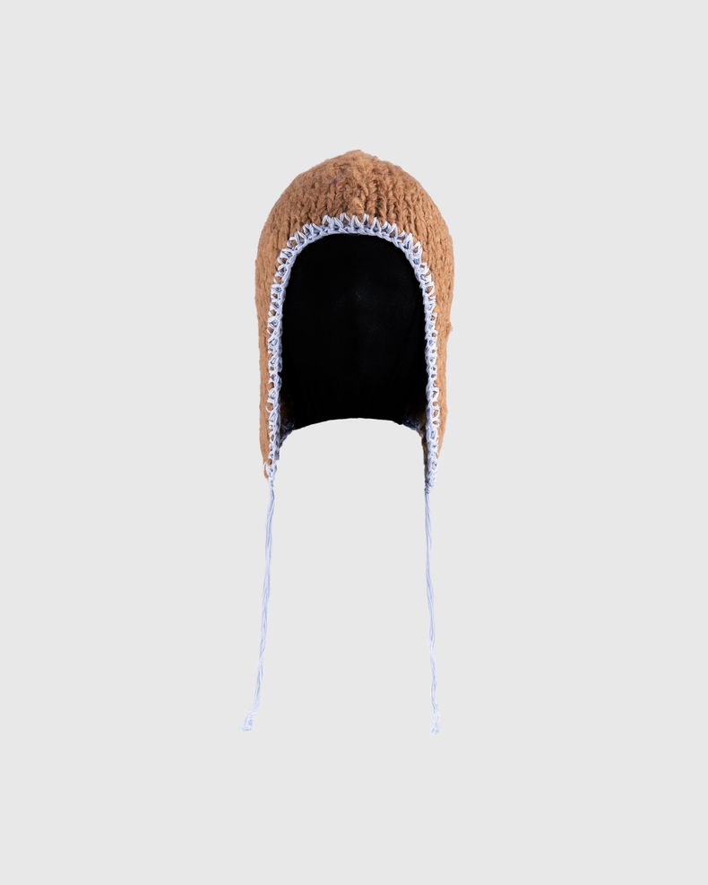 Hat With Ear Flaps Ginger Brown