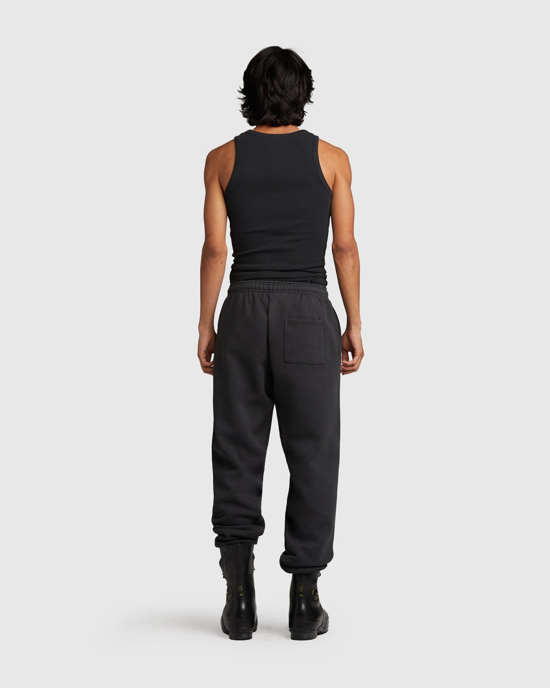 Entire Studios – Rib Tank Tar - Tops - Black - Image 5