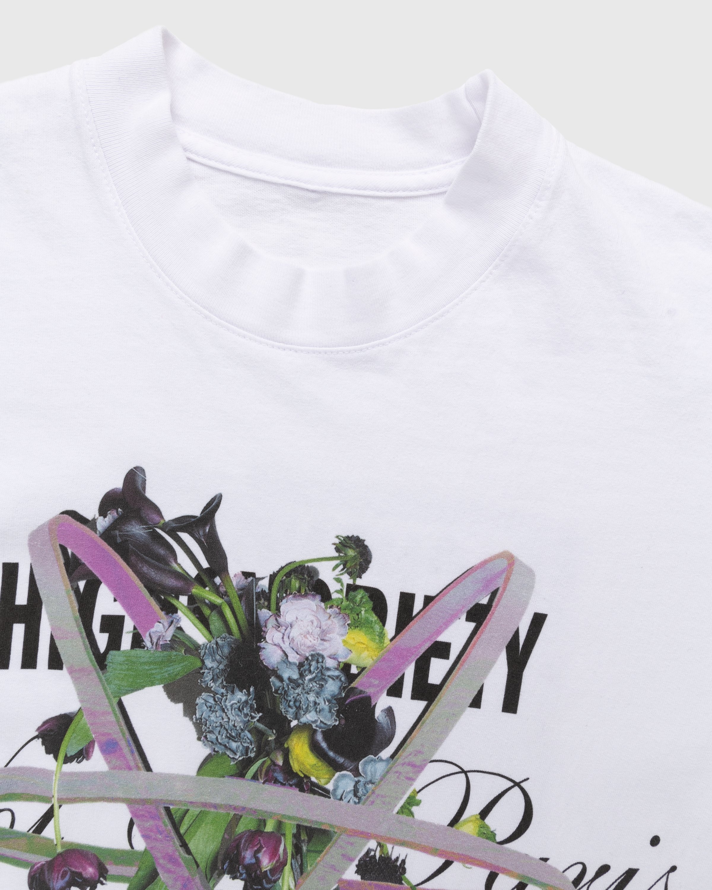 Bstroy x Highsnobiety – Not In Paris 4 Flower T-Shirt White - T-shirts - White - Image 5