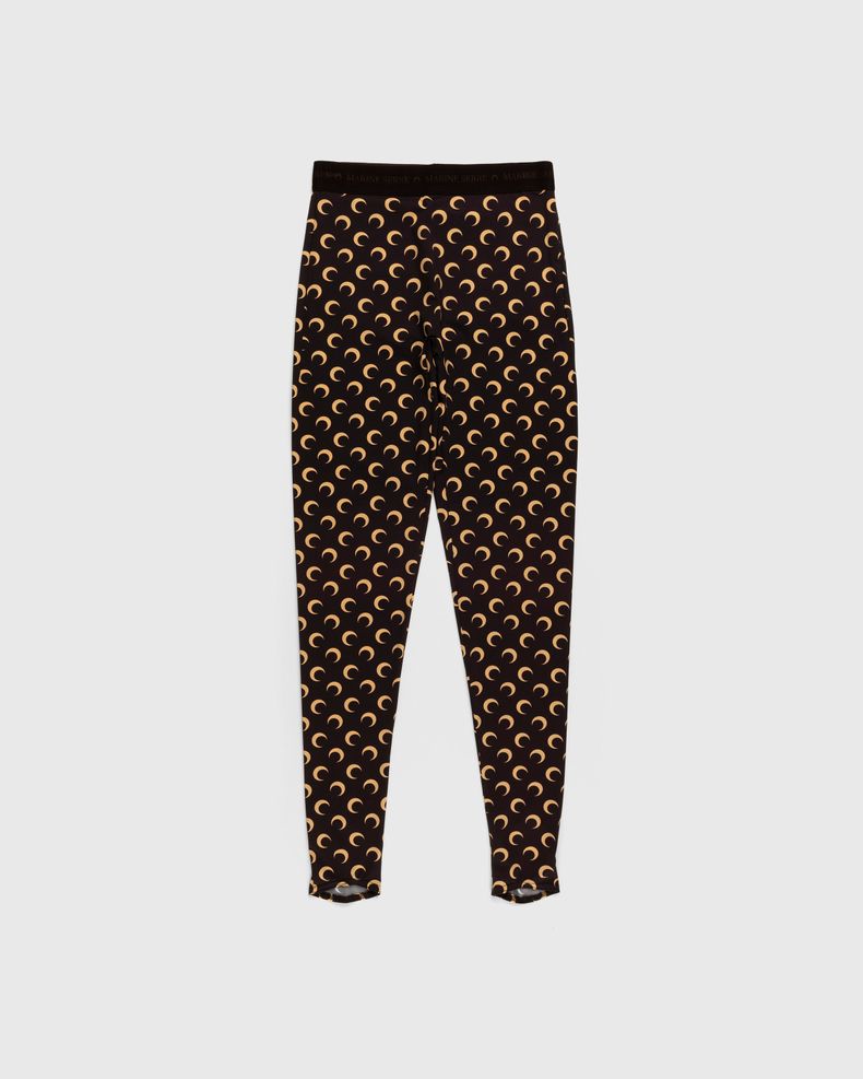 Marine Serre – Fuseaux Moon Leggings Brown