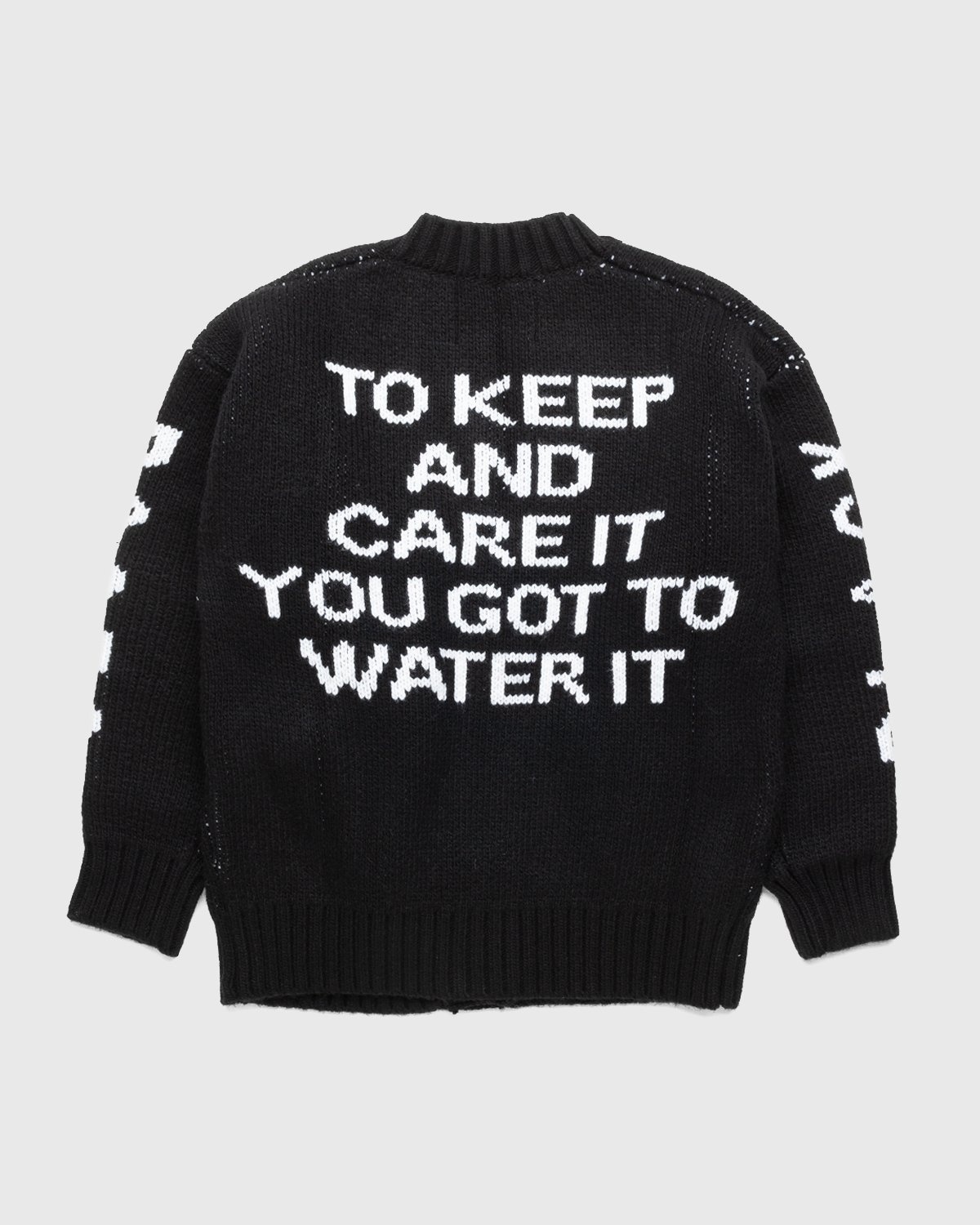 Patta – Roses Knitted Cardigan Black - Knitwear - Black - Image 2