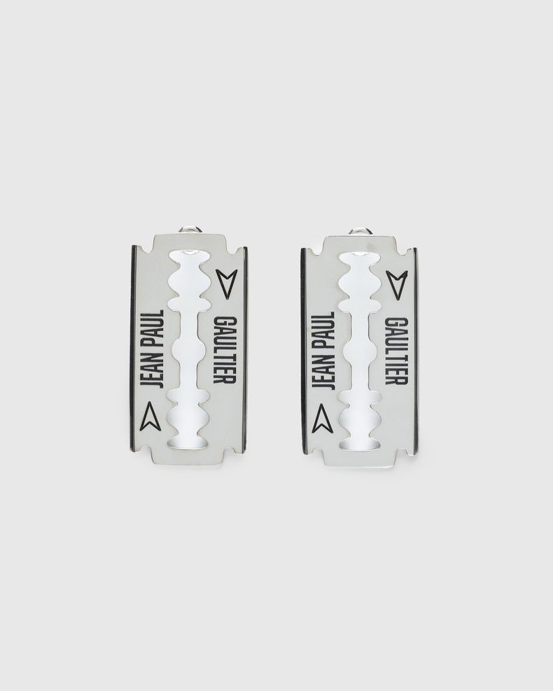 Razor Earrings Silver