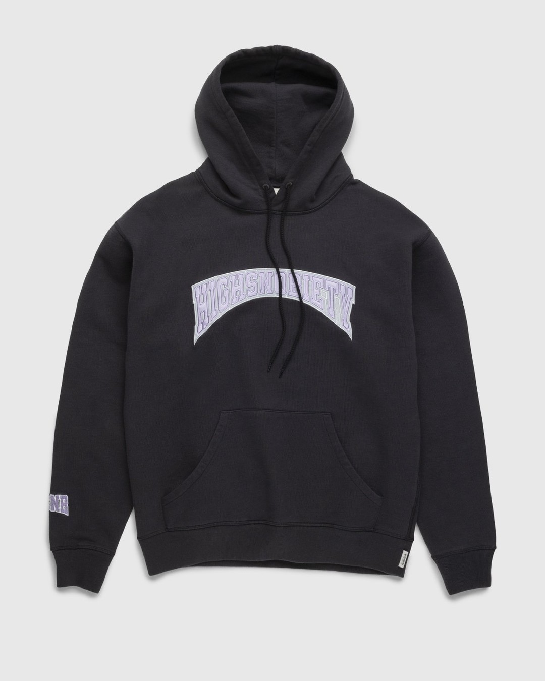 Highsnobiety – Collegiate Hoodie Black - Sweats - Black - Image 1
