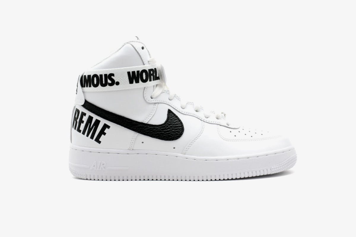 supreme nike full history comme des garcons