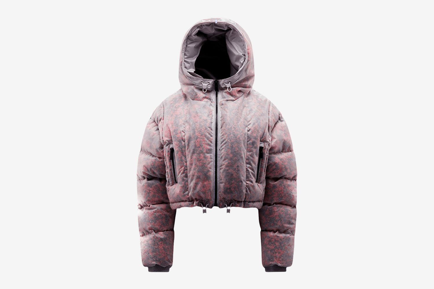Cropped Cashmere Puffer Jacket