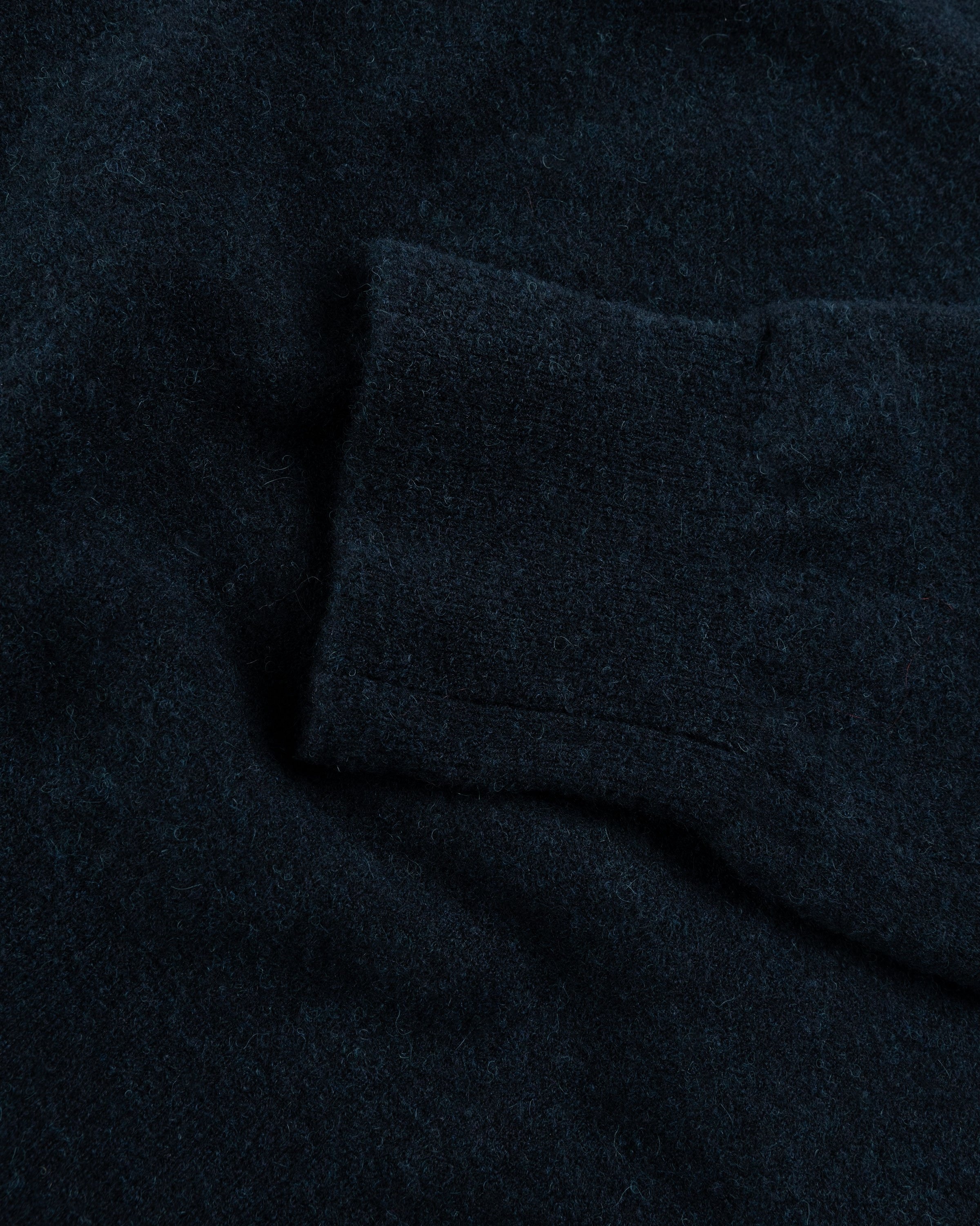 Acne Studios – Embroidered Logo Crewneck Dark Navy Melange - Knitwear - Blue - Image 5