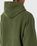 Highsnobiety – Script Logo Reverse Fleece Hoodie Green - Sweats - Green - Image 6