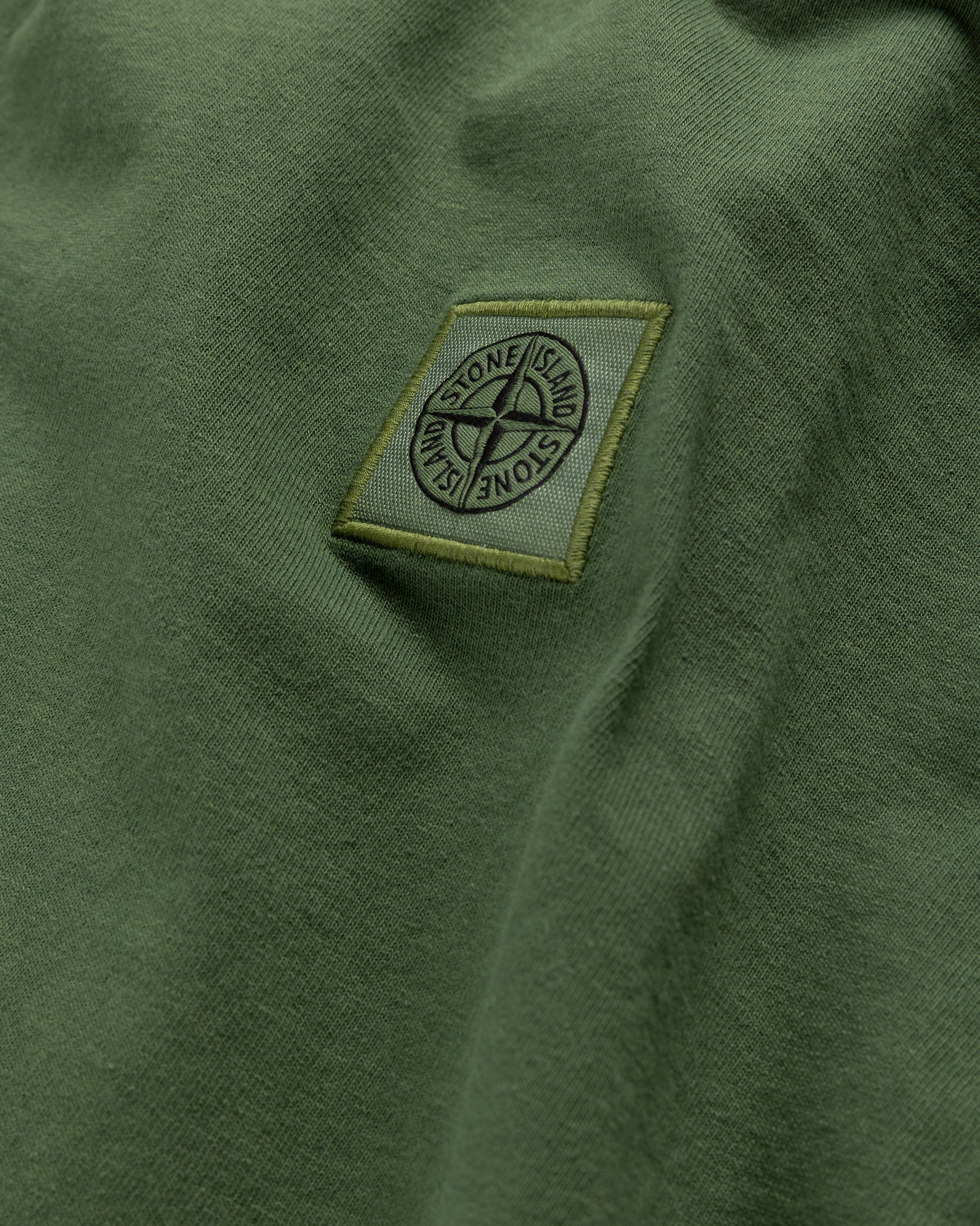 Stone Island – Fissato Longsleeve T-Shirt Olive - Longsleeves - Green - Image 3