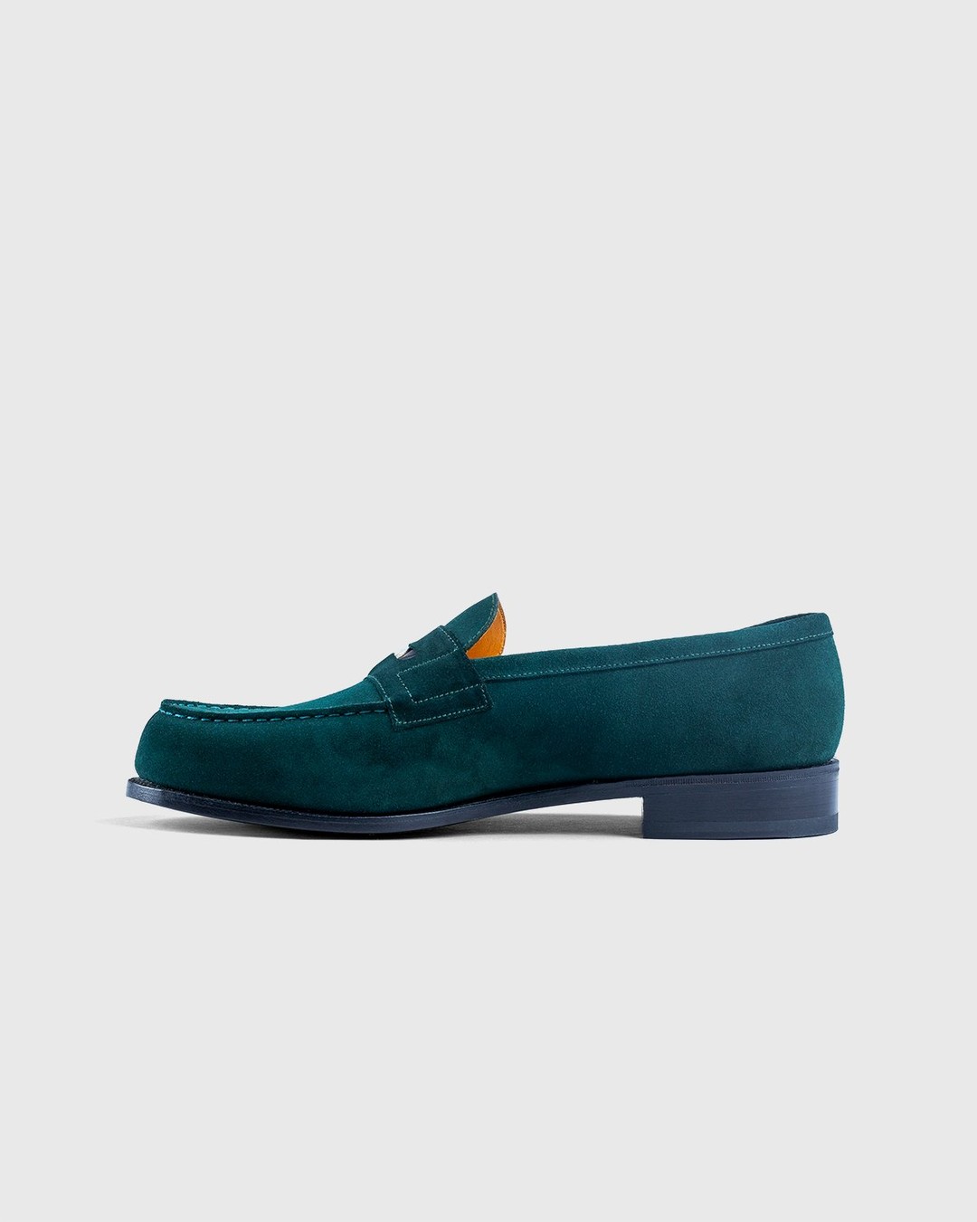 J.M. Weston x Highsnobiety – 180 'Penny' Loafer - Loafers - Green - Image 4