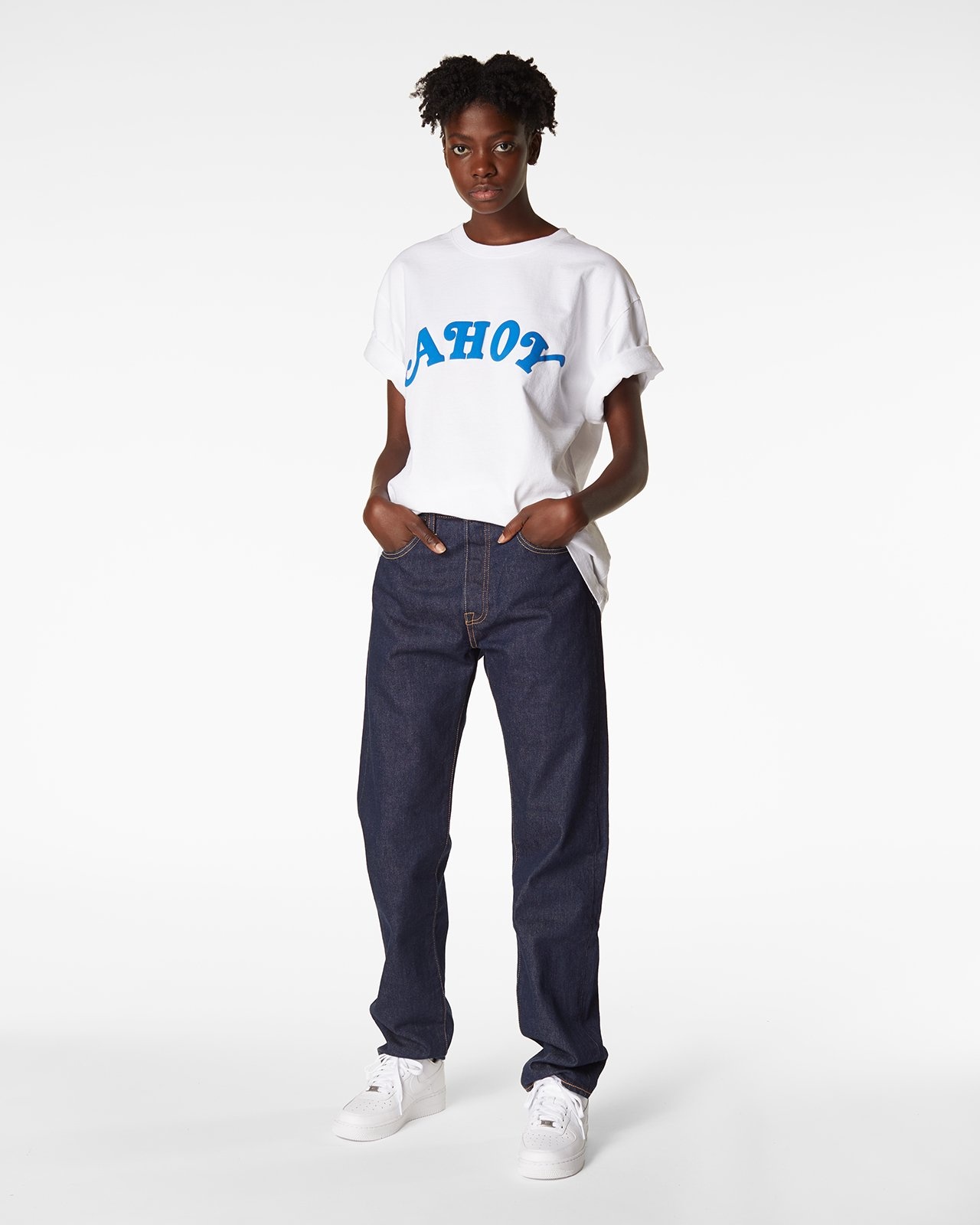 Highsnobiety – Stranger Things Ahoy T-Shirt - Tops - White - Image 5