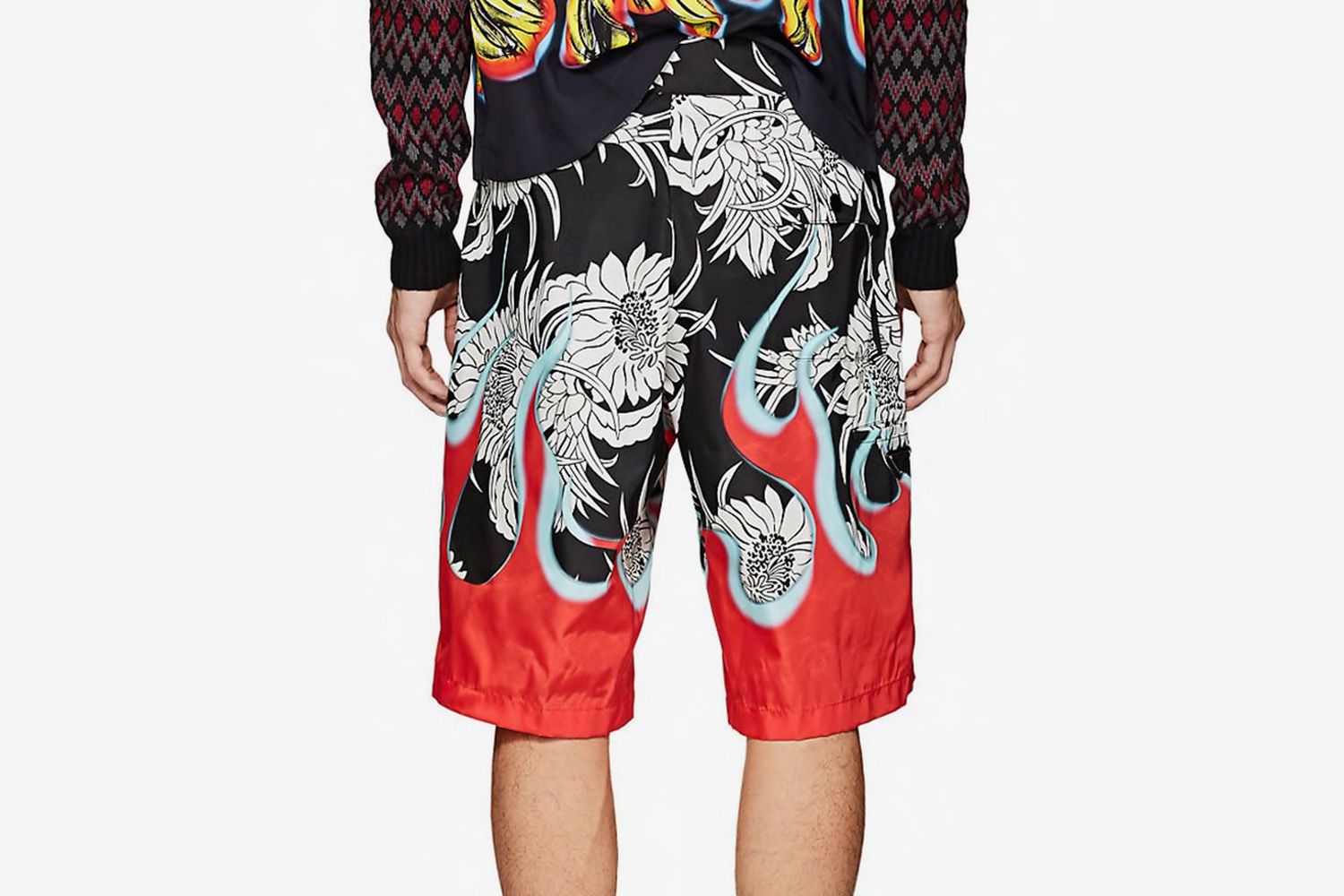 Floral & Flames Board Shorts