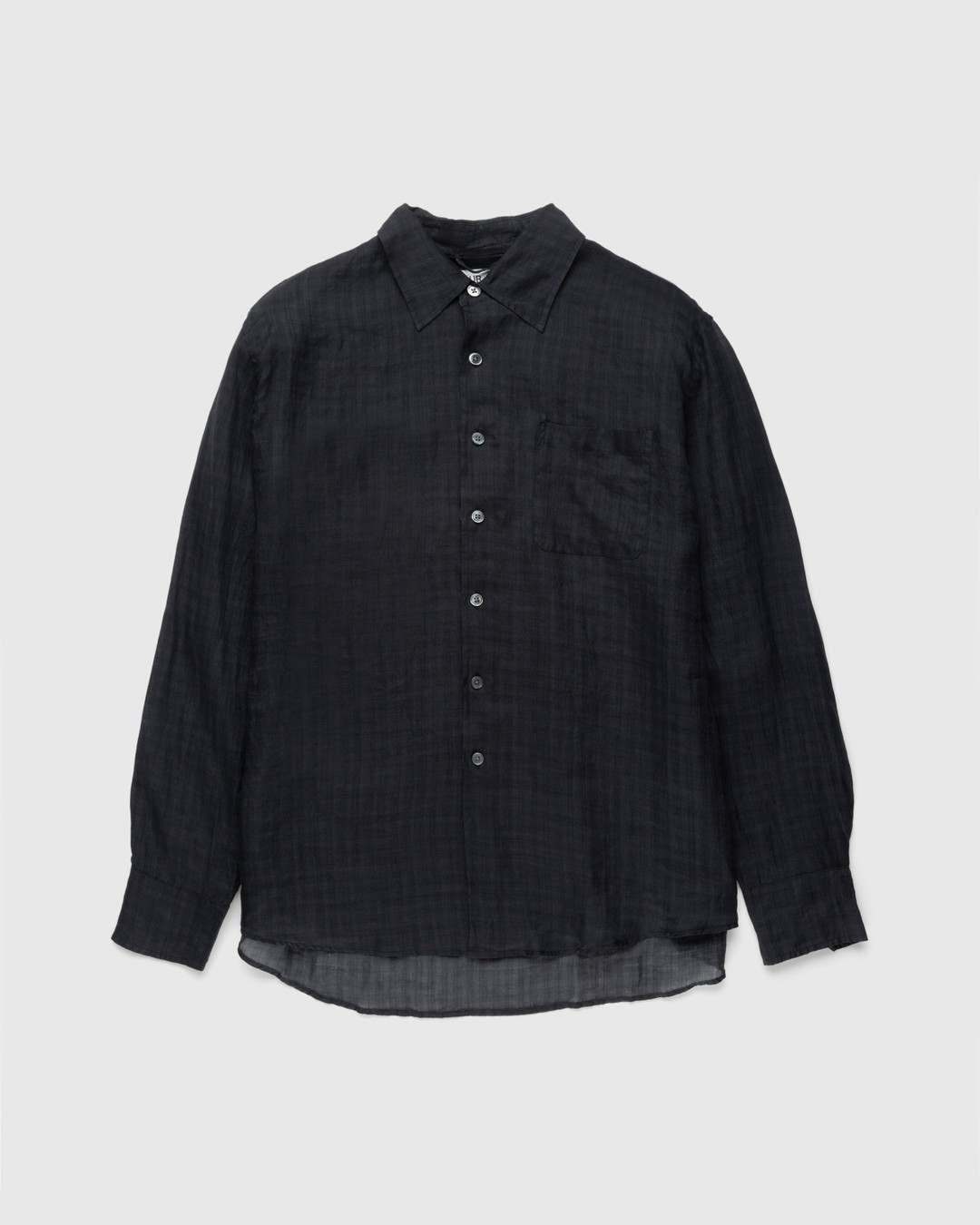 Our Legacy – Above Shirt Night Check Print - Shirts - Black - Image 1
